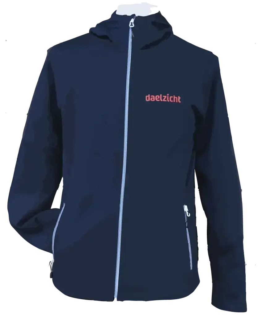 Daelzicht Softshell Jas Blauw 'Begleider' Heren (S).webp