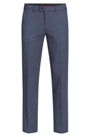 Greiff Heren pantalon RF Modern 37.5 pinpoint middelblauw