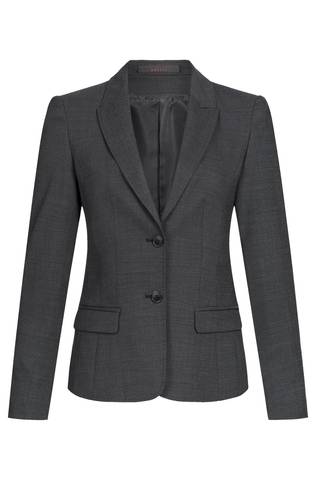 Greiff Dames blazer RF Modern 37.5  pinpoint zwart