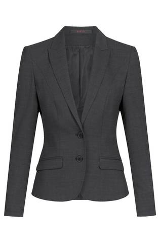 Greiff Dames blazer SF Modern 37.5  pinpoint zwart