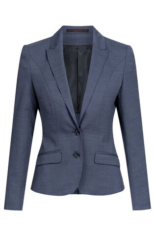 Greiff Dames blazer SF Modern 37.5  pinpoint middelblauw
