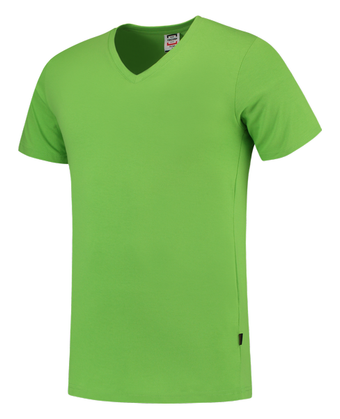 Tricorp T-shirt V Hals Fitted Lime