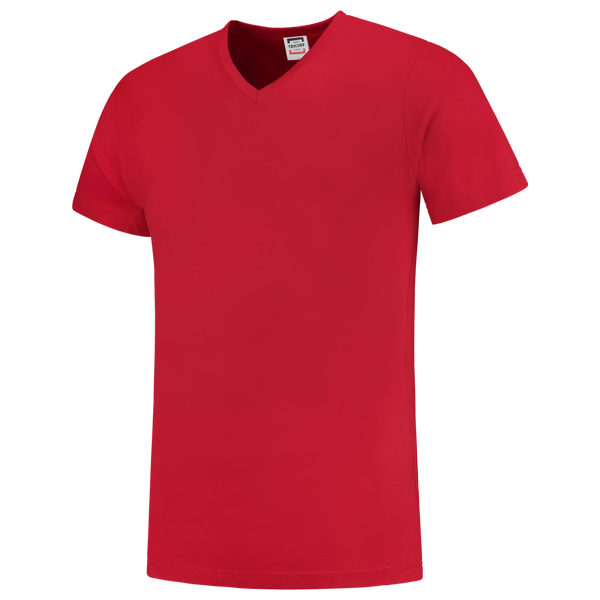 Tricorp T-shirt V Hals Fitted Red