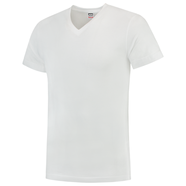 Tricorp T-shirt V Hals Fitted White