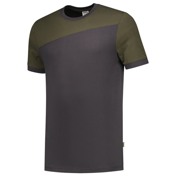 Tricorp T-shirt Bicolor Naden DarkgreyArmy