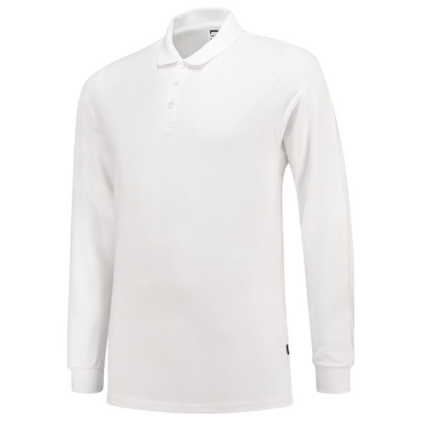 Tricorp Poloshirt Fitted 210 Gram Lange Mouw White