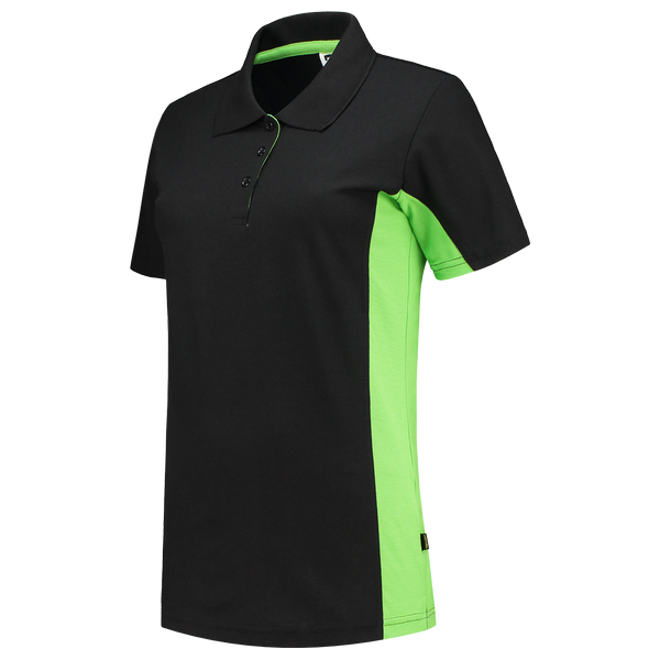 Tricorp Poloshirt Bicolor Dames BlackLime