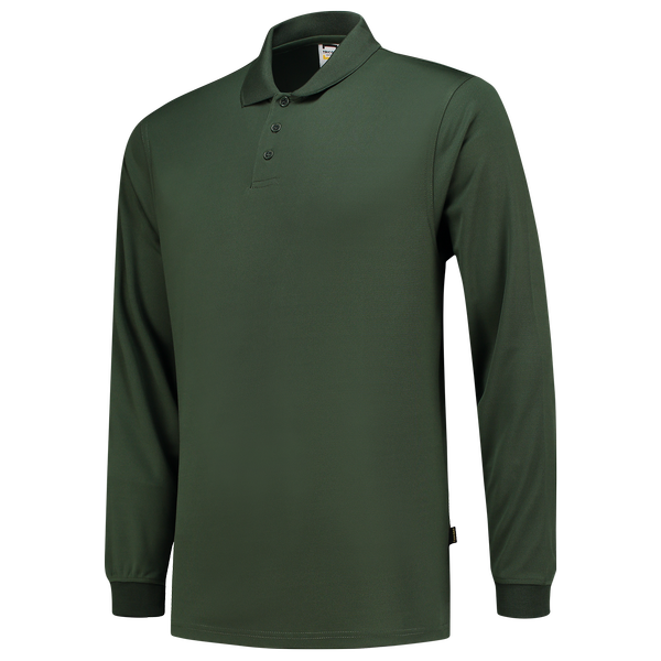 Tricorp Poloshirt UV Block Cooldry Lange Mouw Bottlegreen