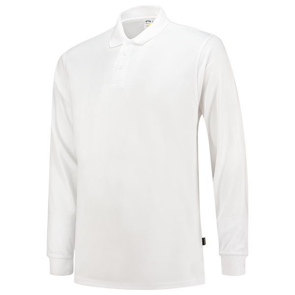 Tricorp Poloshirt UV Block Cooldry Lange Mouw White