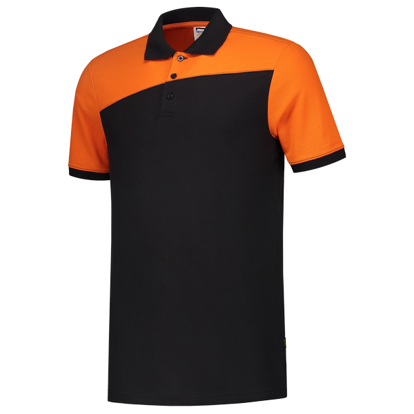 Tricorp Poloshirt Bicolor Naden BlackOrange