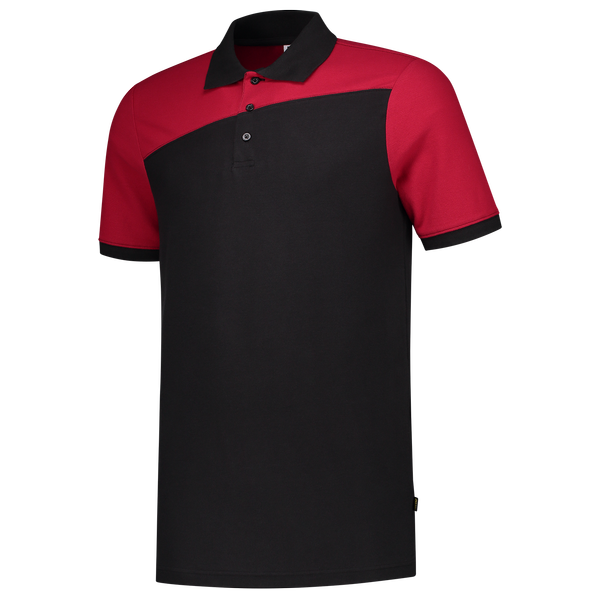 Tricorp Poloshirt Bicolor Naden BlackRed