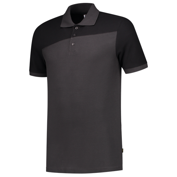 Tricorp Poloshirt Bicolor Naden DarkgreyBlack