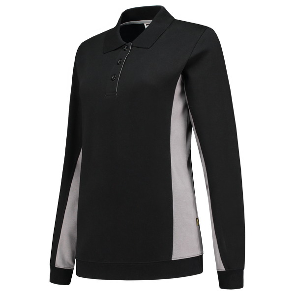 Tricorp Polosweater Bicolor Dames BlackGrey