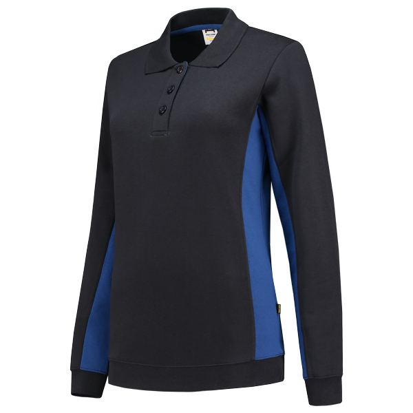 Tricorp Polosweater Bicolor Dames NavyRoyalblue