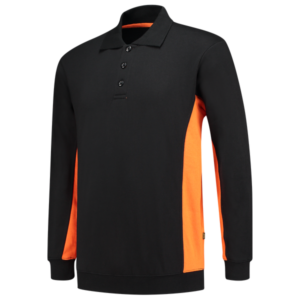 Tricorp Polosweater Bicolor BlackOrange