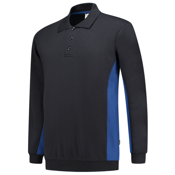 Tricorp Polosweater Bicolor NavyRoyalblue