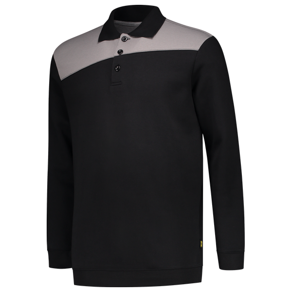 Tricorp Polosweater Bicolor Naden BlackGrey