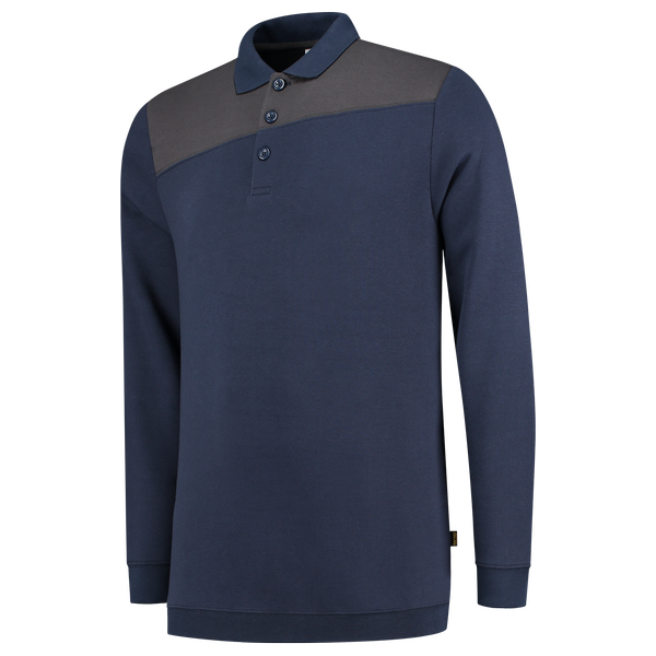 Tricorp Polosweater Bicolor Naden InkDarkgrey