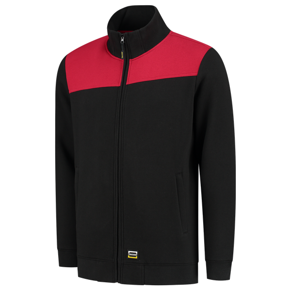 Tricorp Sweatvest Bicolor Naden BlackRed