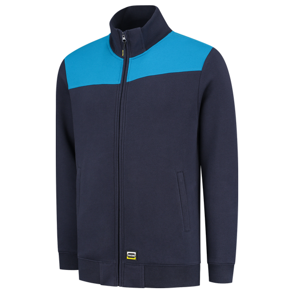 Tricorp Sweatvest Bicolor Naden InkTurquoise