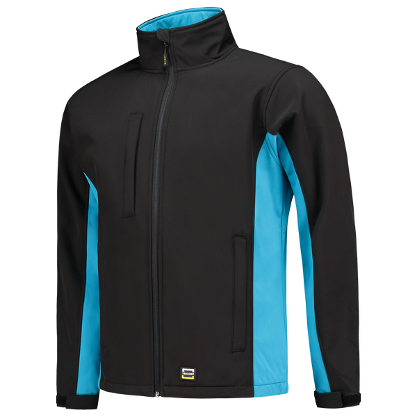 Tricorp Softshell Bicolor BlackTurquoise
