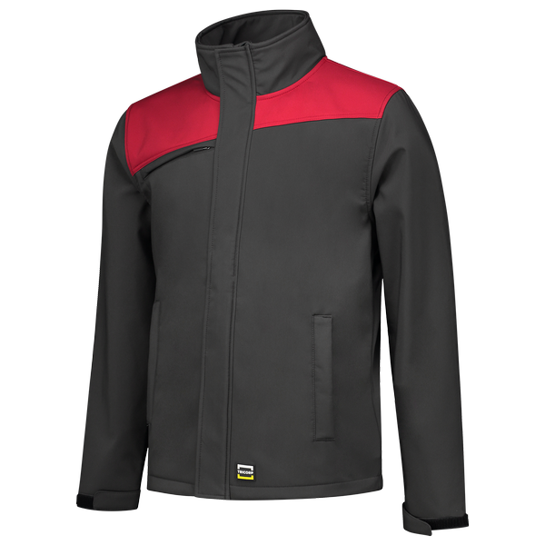 Tricorp Softshell Bicolor Naden DarkgreyRed