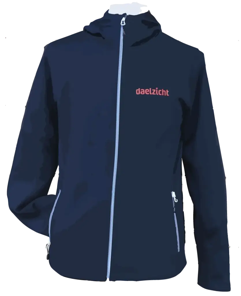 Daelzicht Softshell Jas Blauw 'Begleider' Heren
