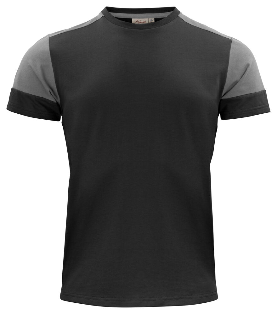 Printer Prime Prime T-Shirt Heren Zwart/Staalgrijs