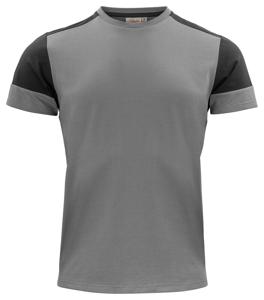 Printer Prime Prime T-Shirt Heren Staalgrijs/Zwart