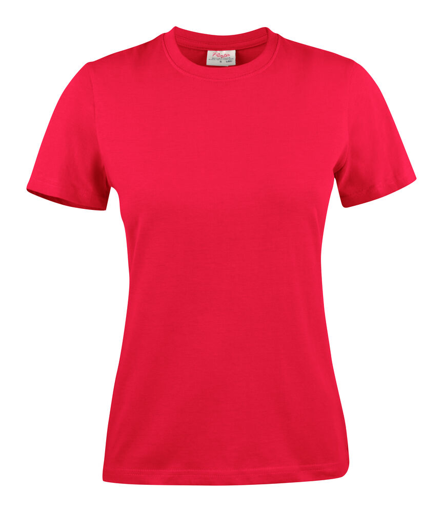 Printer Essentials Light  T-Shirt Dames Rood