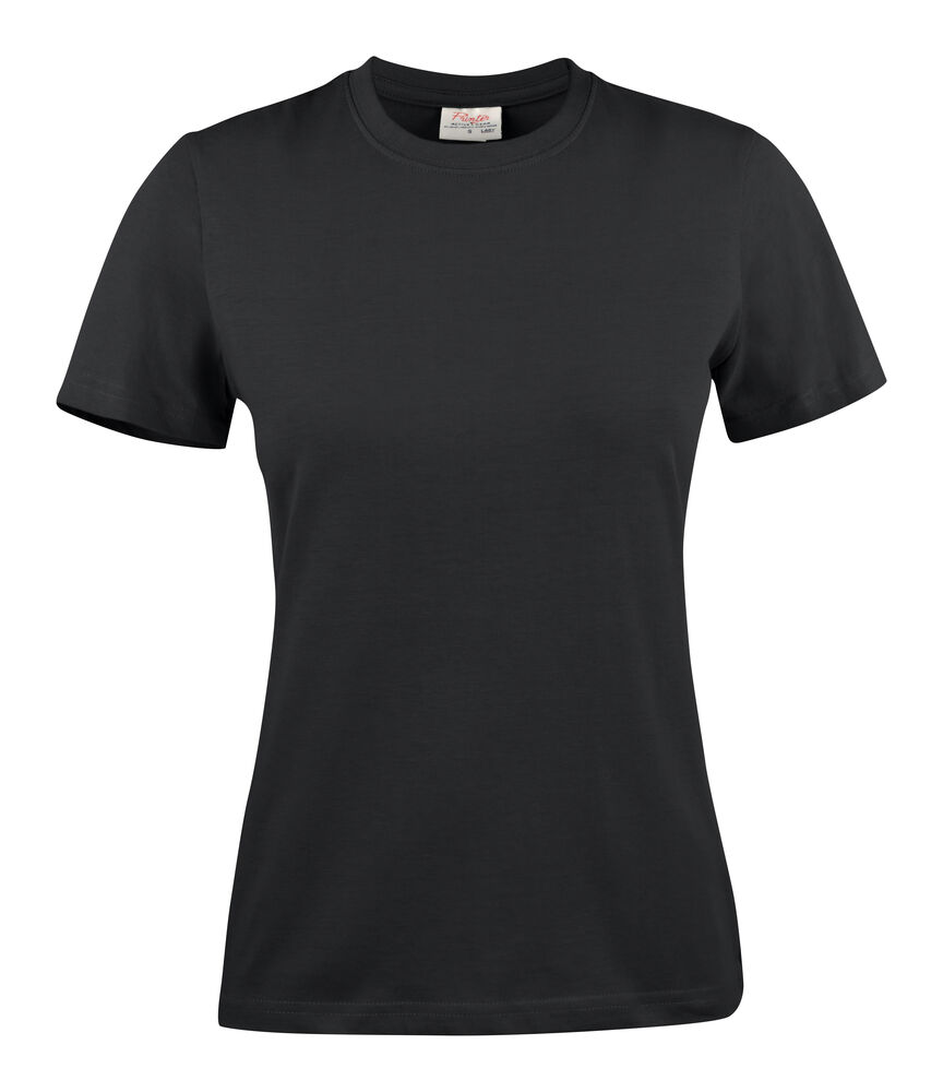 Printer Essentials Heavier Pro T-Shirt Dames Zwart