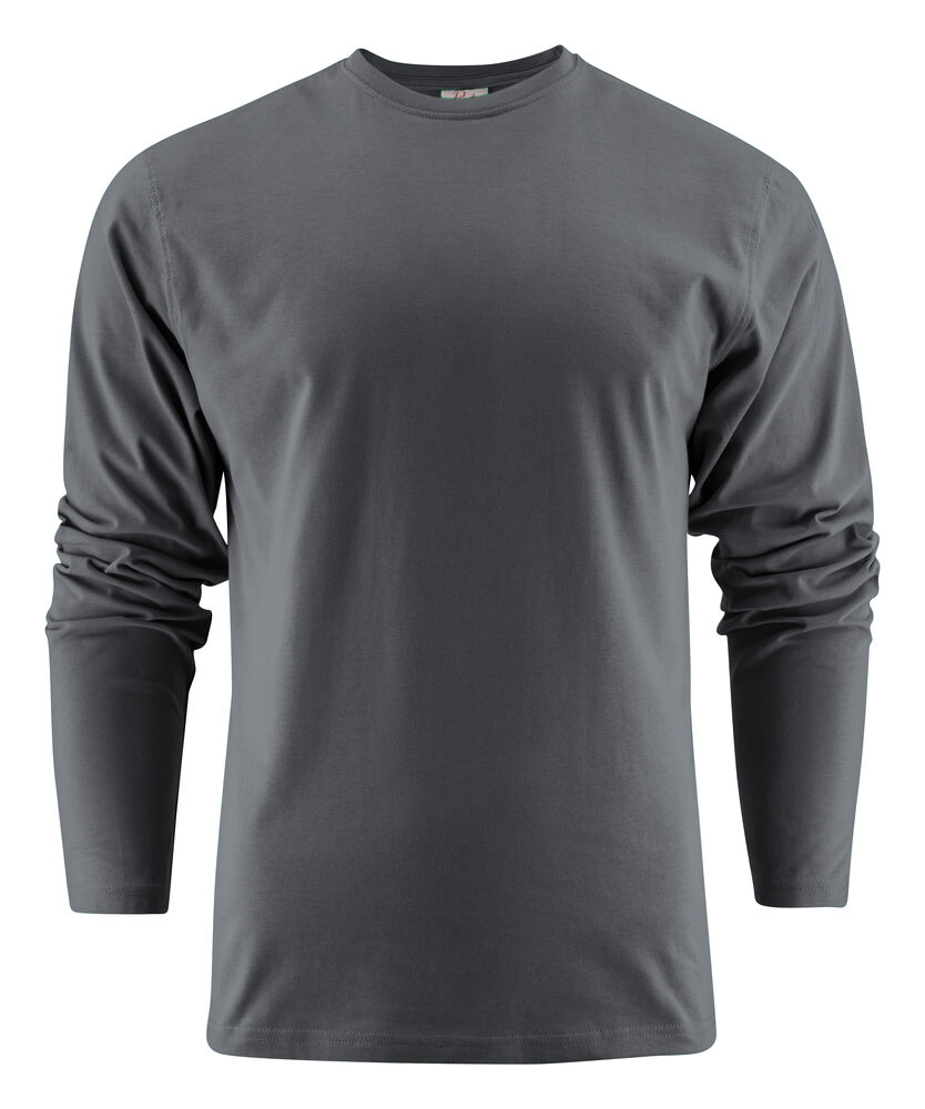 Printer Essentials Heavier Pro L/S T-Shirt Unisex Staalgrijs