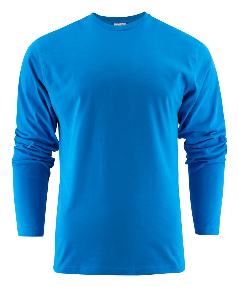 Printer Essentials Heavier Pro L/S T-Shirt Unisex Oceaan Blauw