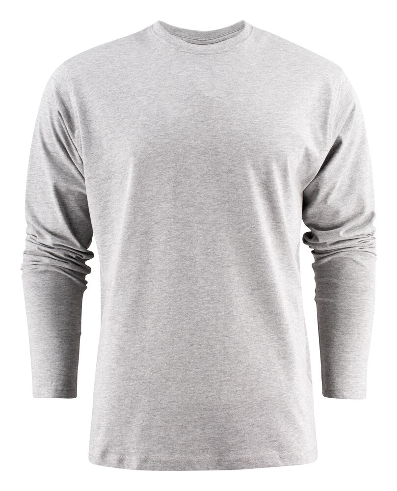 Printer Essentials Heavier Pro L/S T-Shirt Unisex Grijs Mêlée