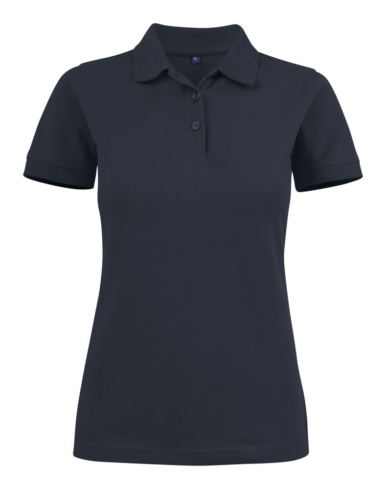 Printer Essentials Surf Stretch Polo Pique Dames Donker Marine