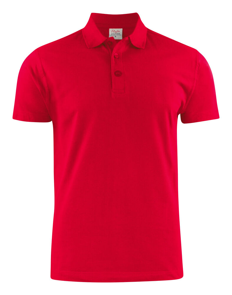 Printer Essentials Surf RSX Polo Pique Heren Rood