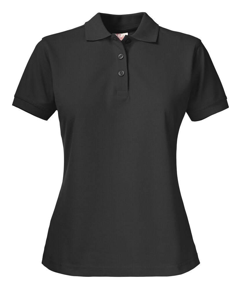 Printer Essentials Surf Pro Lady Polo Pique Dames Zwart