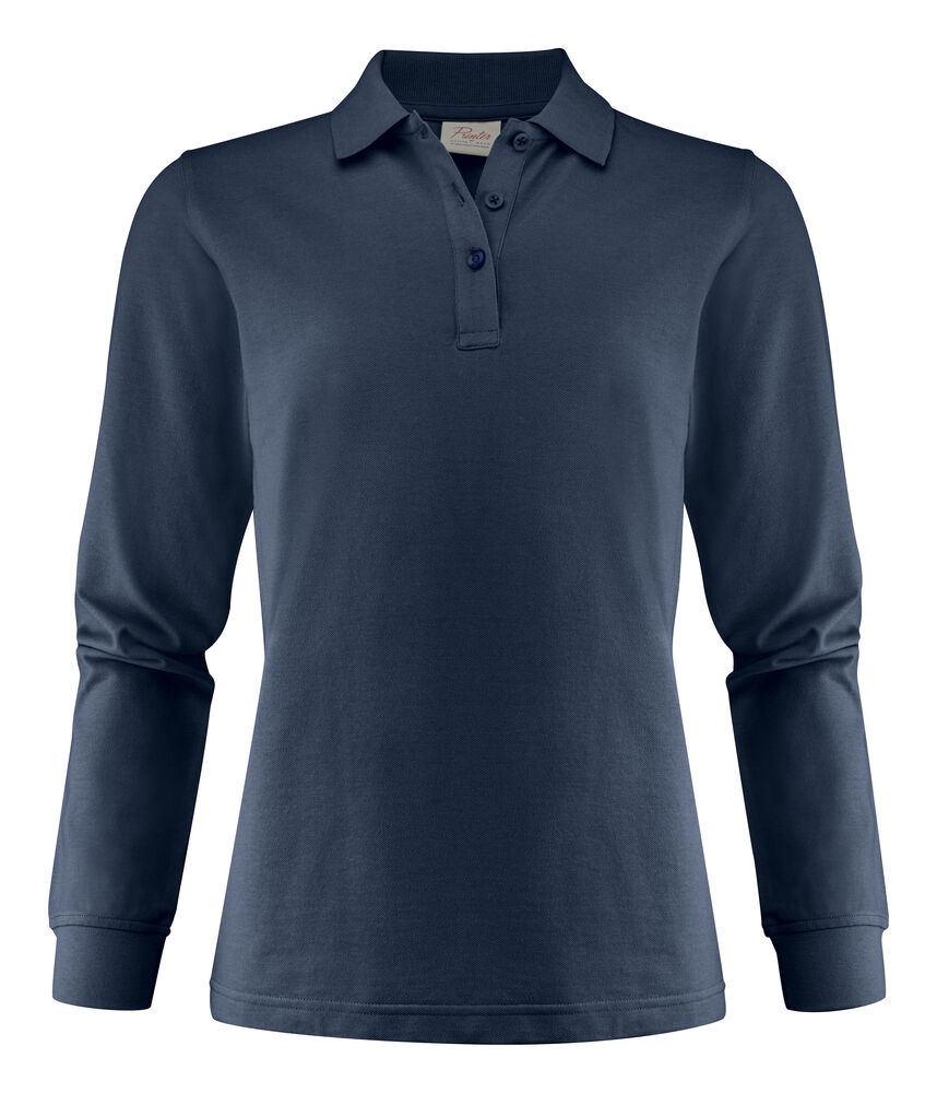 Printer Essentials Surf Pro L/S  Polo Pique Dames Marine