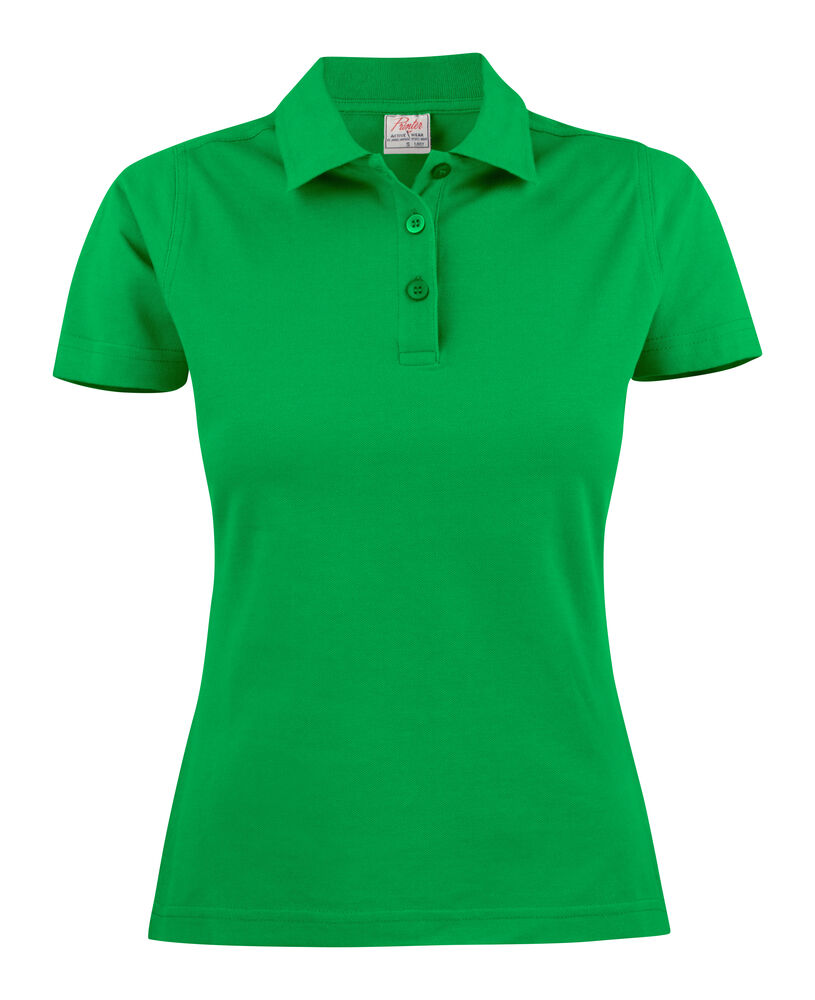 Printer Essentials Surf Polo Pique Dames Frisgroen
