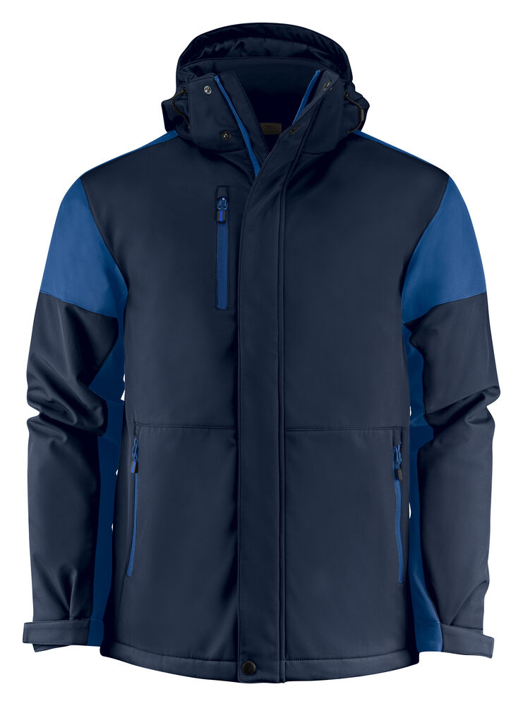 Printer Prime Prime Padded Softshell Jas Heren Marine/Kobalt