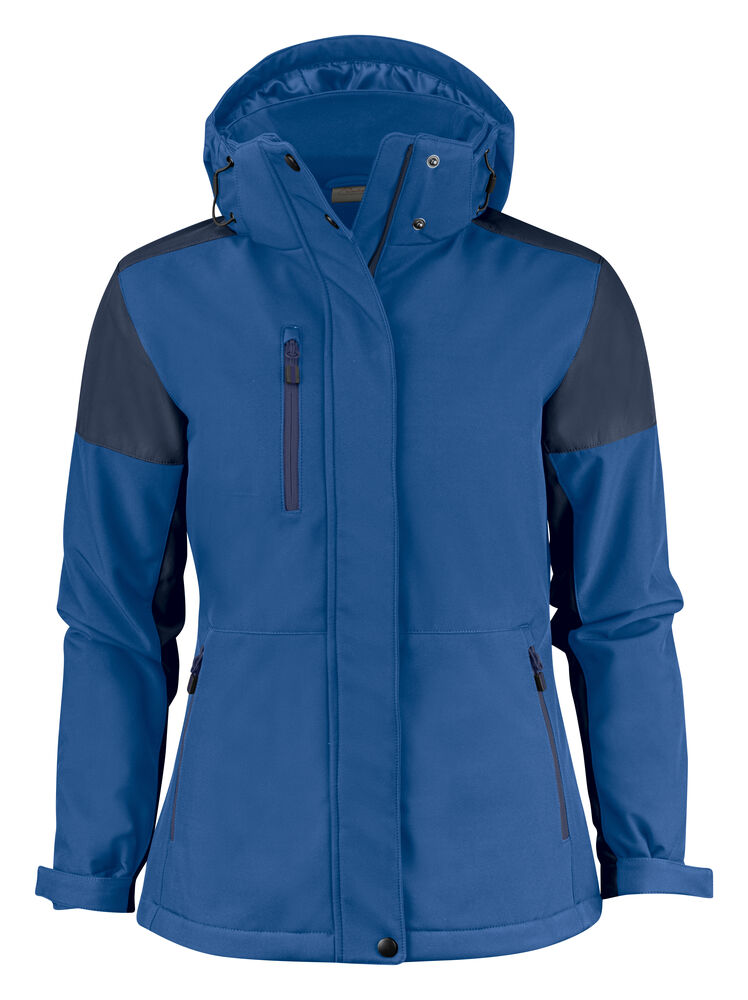 Printer Prime Prime Padded  Softshell Jas Dames Kobalt/Marine