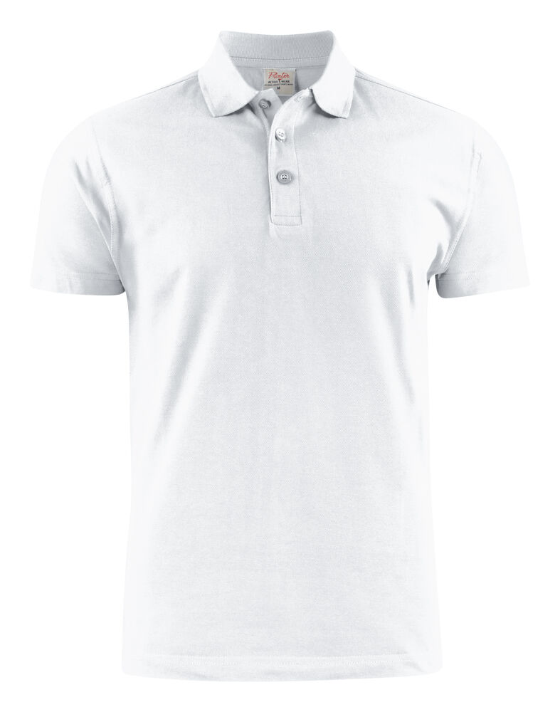 Printer Essentials Surf Light RSX Polo Pique Heren Wit