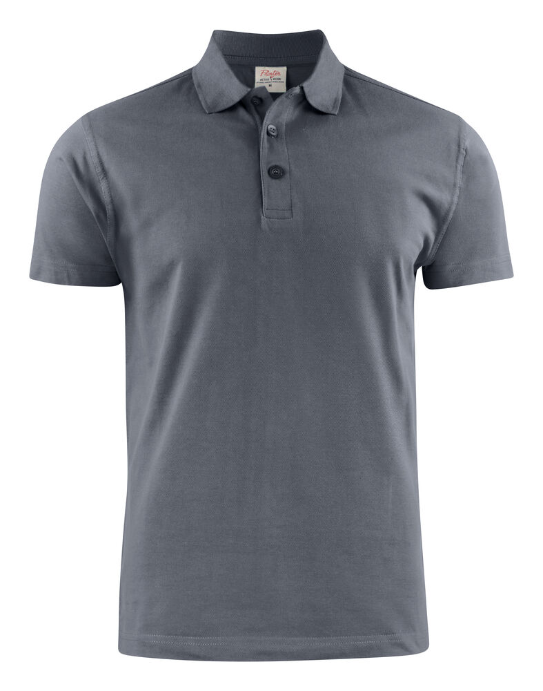 Printer Essentials Surf Light RSX Polo Pique Heren Staalgrijs