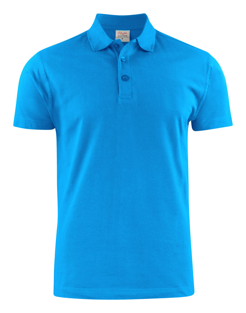 Printer Essentials Surf Light RSX Polo Pique Heren Oceaan Blauw