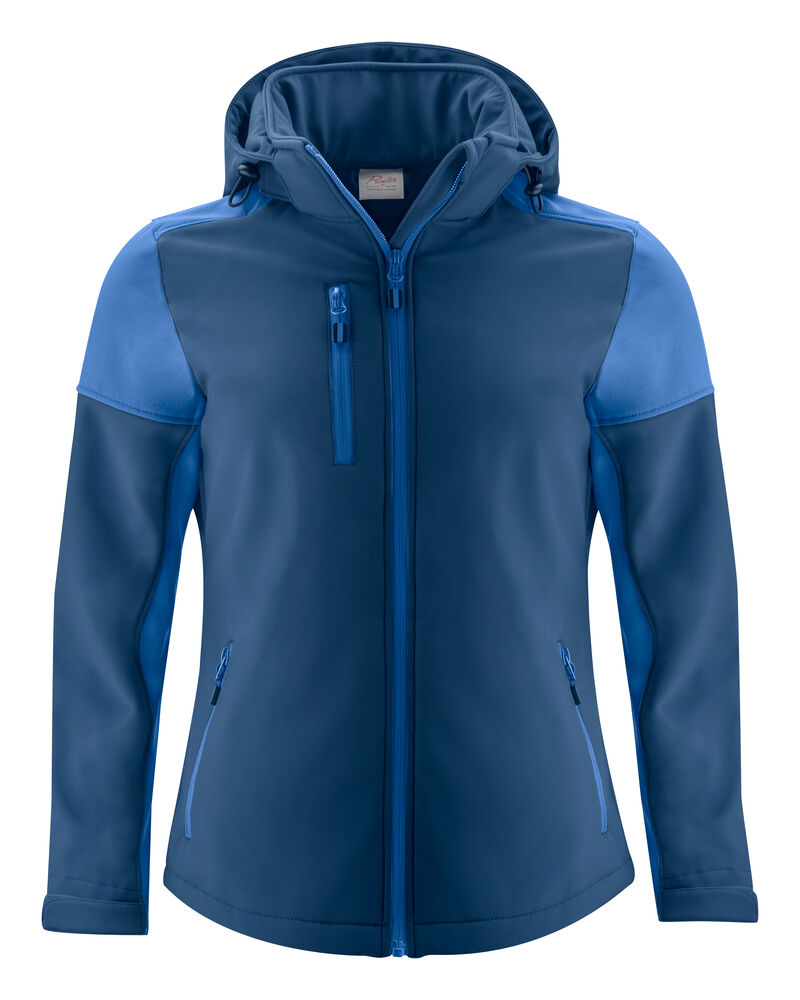 Printer Prime Prime  Softshell Jas Dames Marine/Kobalt