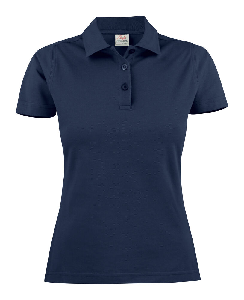 Printer Essentials Surf Light  Polo Pique Dames Marine