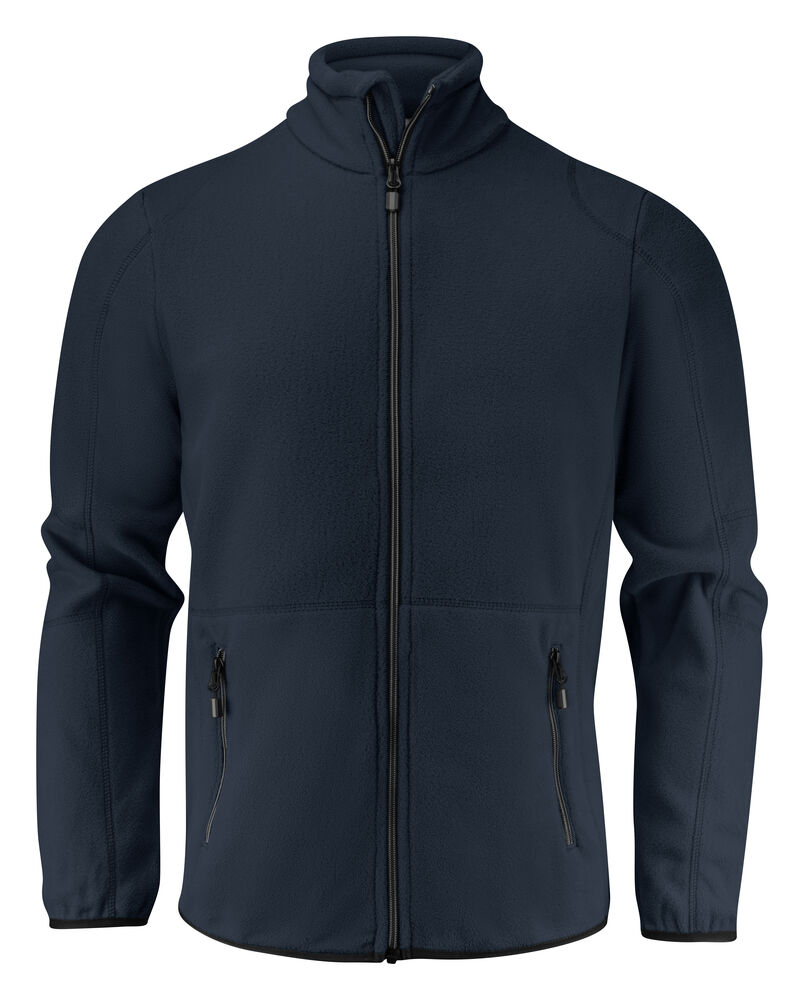 Printer Essentials Speedway Fleece Jas Heren Donker Marine