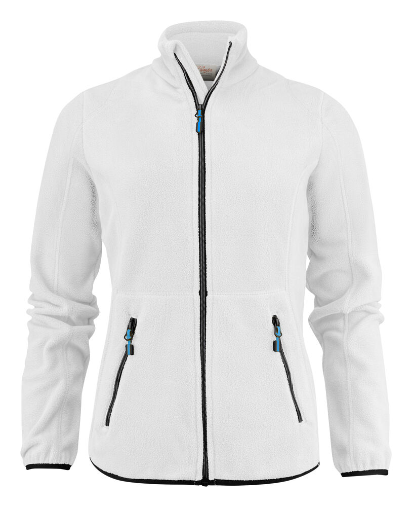 Printer Essentials Speedway Fleece Jas Dames Wit