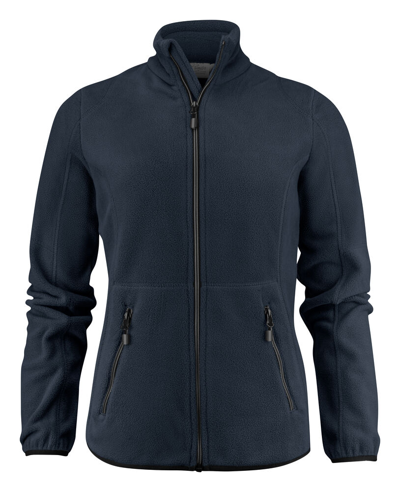 Printer Essentials Speedway Fleece Jas Dames Donker Marine