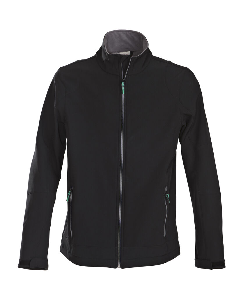 Printer Essentials Trial Softshell Jas Heren Zwart